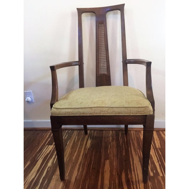 Transitional Mid-Century Expandable Dining Table & 6 ...