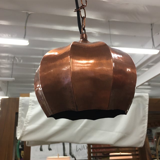 Copper Onion Pendant Light Chairish