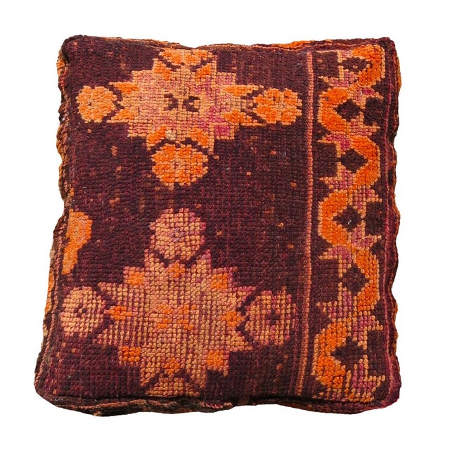 Deep Purple Moroccan Floor Pillow Chairish