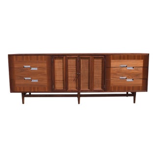 Used American of Martinsville Furniture Favorites | Chairish - Vintage American of Martinsville Mid Century Modern Walnut Credenza