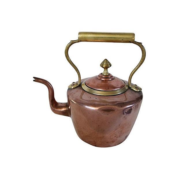 Antique English Brass Tea Kettle Chairish