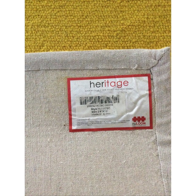 NuLoom Yellow & White Striped Rug 3′6″ × 10′ Chairish