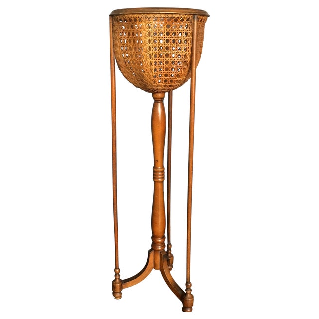 Rattan Plant Stand Chairish