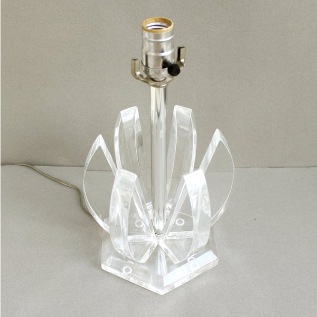 Vintage Lucite Lamp Mid Century Modern Chairish