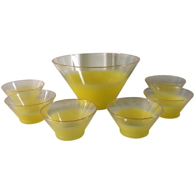 Blendo Attr. Ombré Yellow Serving Bowls Set of 7 Chairish