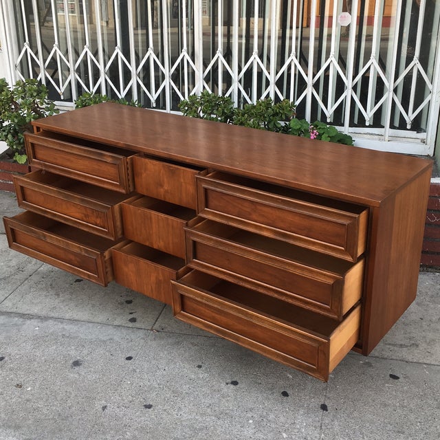 Vintage Walnut Dresser Chairish