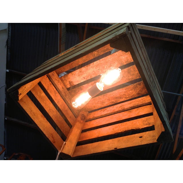 Orleans Apple Crate Light Chairish