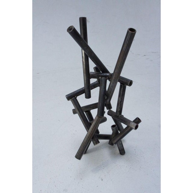 Metal Pipe Sculpture Chairish