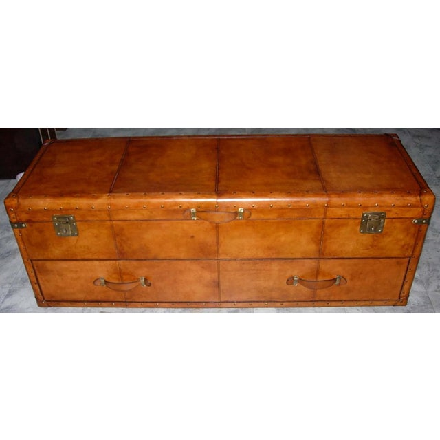 Mdf Leather Bedside Storage Trunk Box Chest Chairish