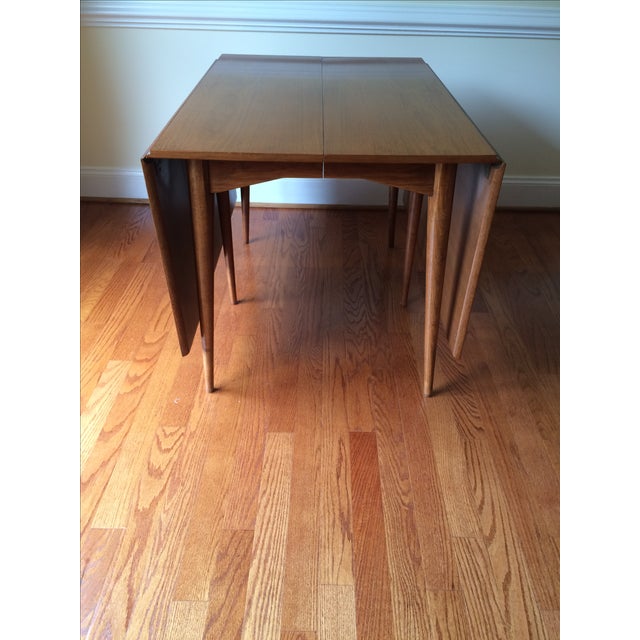 Mid-Century Expandable Drop Leaf Dining Table | Chairish