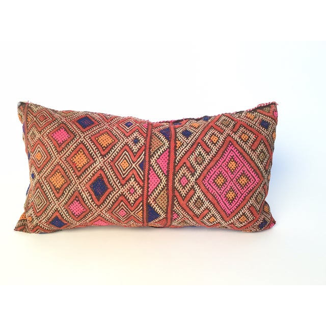 Moroccan Berber Kilim Wool Pillow Chairish