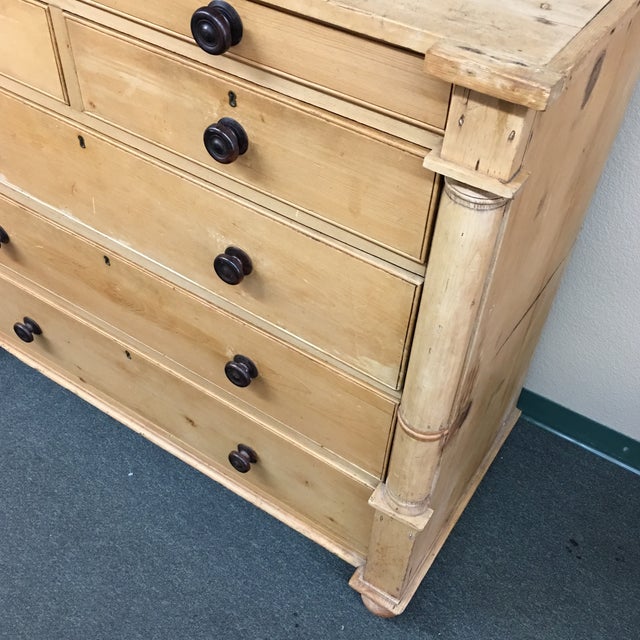 Vintage Irish Pine Six Drawer Chest Chairish