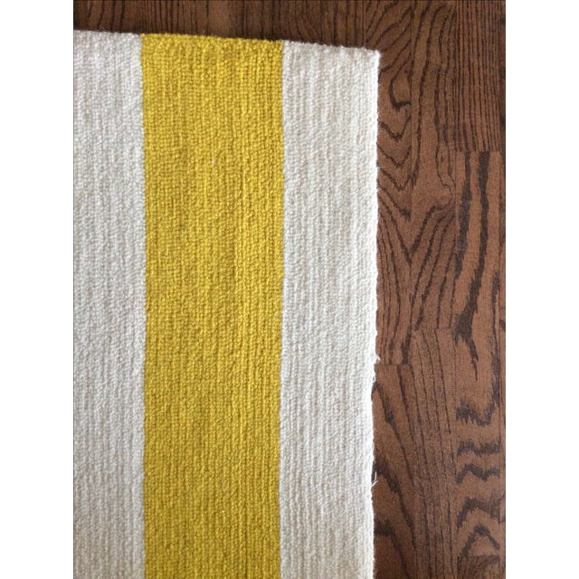 NuLoom Yellow & White Striped Rug 3′6″ × 10′ Chairish