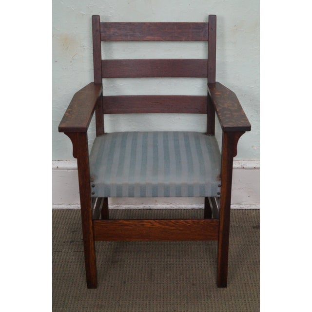 Gustav Stickley Antique Mission Oak Set of 6 Dining Chairs ...