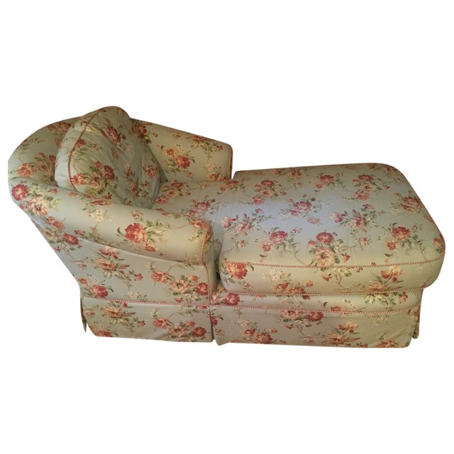 Floral Chaise Lounge Chairish