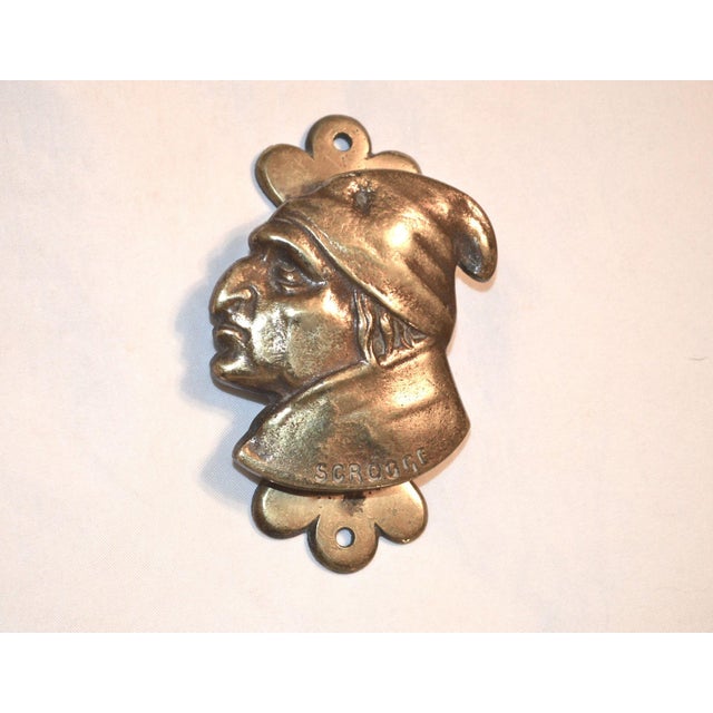 Vintage Ebenezer Scrooge Door Knocker Chairish