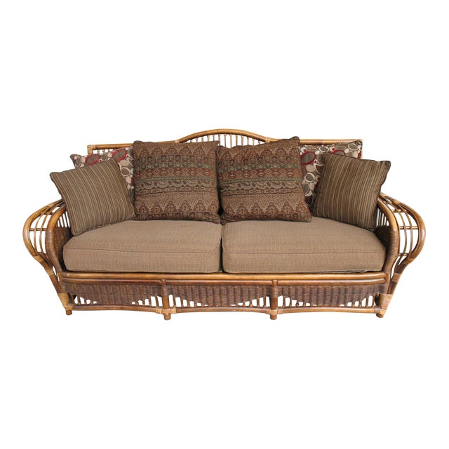 Henry Link Wicker Sofa Chairish