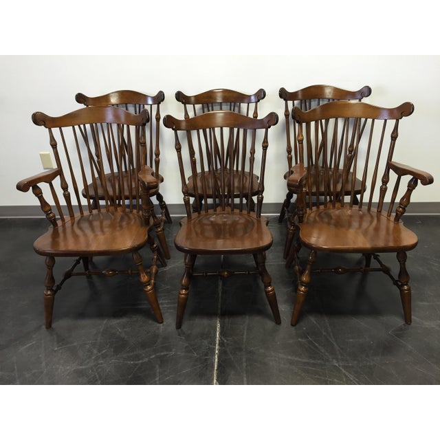 Temple Stuart Rockingham Windsor Dining Chairs Set of 6 Chairish