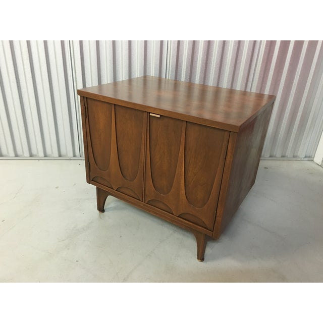 Vintage Broyhill Brasilia Side Table Cabinet | Chairish