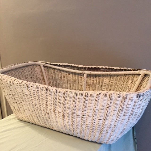 Vintage 40's Wicker Basket Chairish