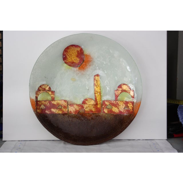 Handmade Art Glass Plate Chairish