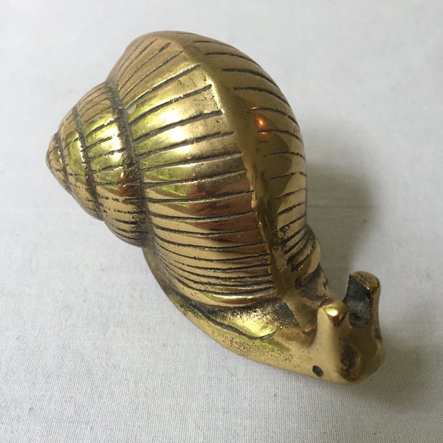 Vintage Brass Snail Chairish