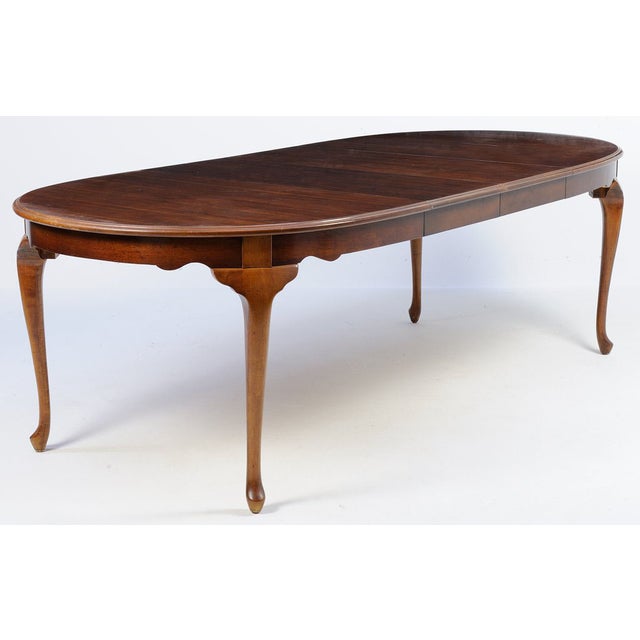 Vintage Queen Anne Style Dining Table Chairish