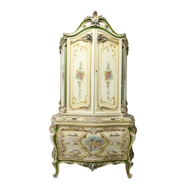 Hand Painted Italian Armoire/Wardrobe Chairish