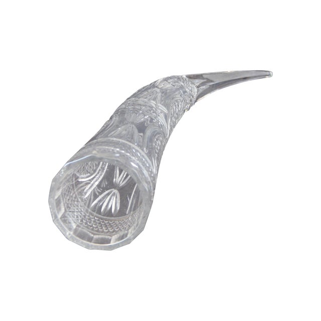 Large Crystal "Horn of Plenty" Chairish