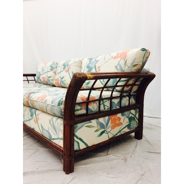 Vintage Palm Beach Bamboo & Rattan Sofa Chairish