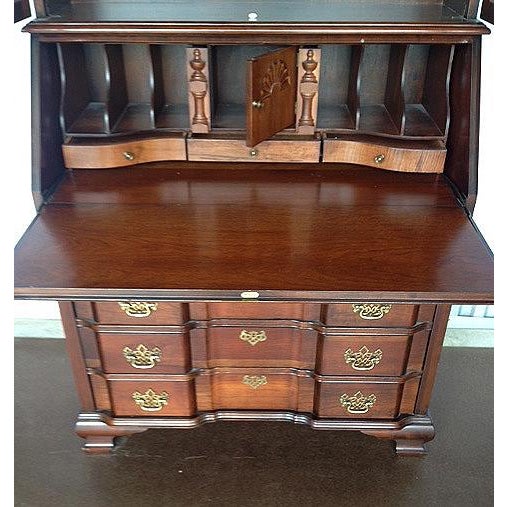 Vintage Jasper Mahogany Secretary Desk Chairish