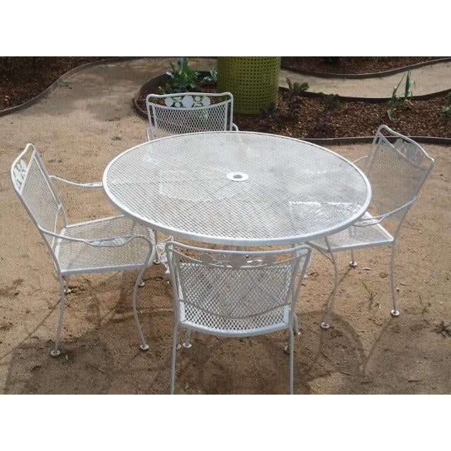 Vintage Russell Woodard Patio Dining Set Chairish