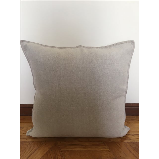 Restoration Hardware French Linen Throw Pillow Chairish