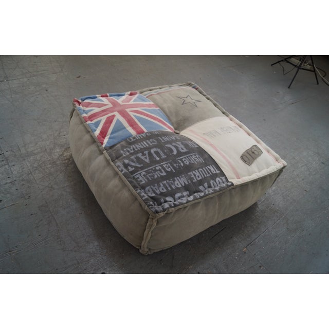 Restoration Hardware Square Floor Pillow/Ottoman Chairish