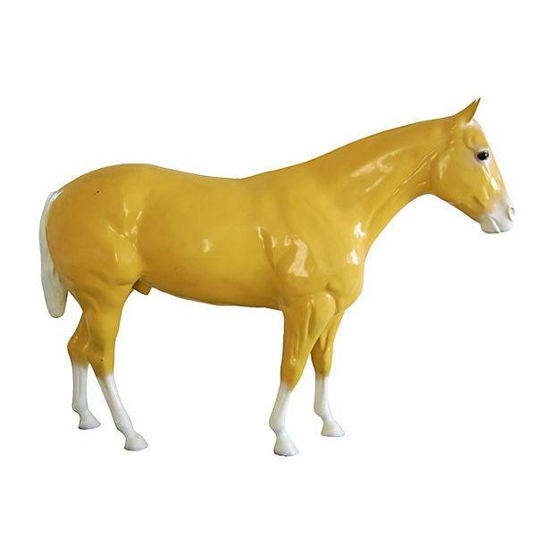 1960s Life Size Fiberglass Thoroughbred Race Horse Statue Chairish
