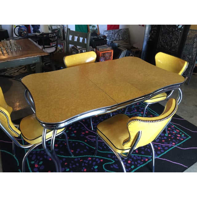 Vintage Chrome Kitchen Dining Set Chairish