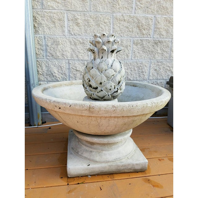 Concrete Pineapple Fountain Chairish