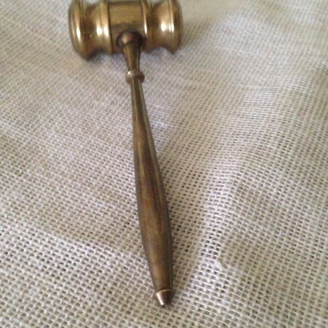 Vintage Brass Gavel Chairish