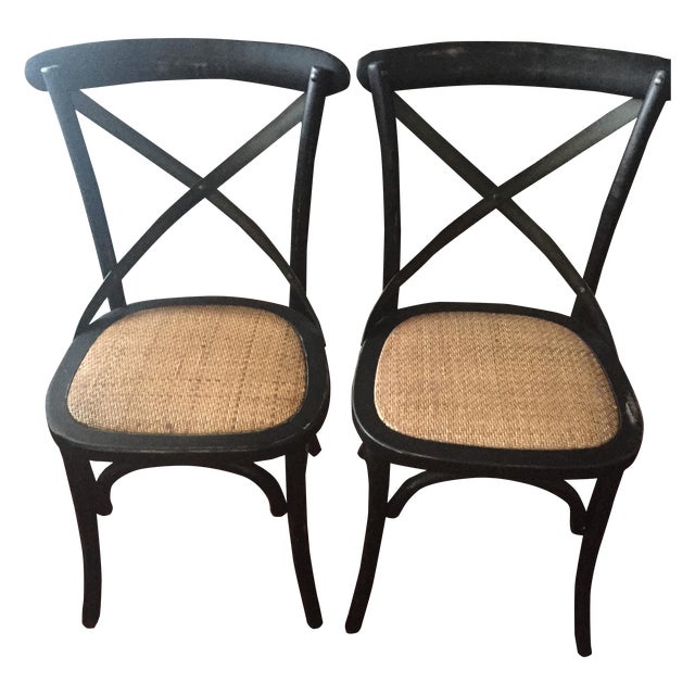 Arhaus Cadence Side/Dining Chairs A Pair Chairish