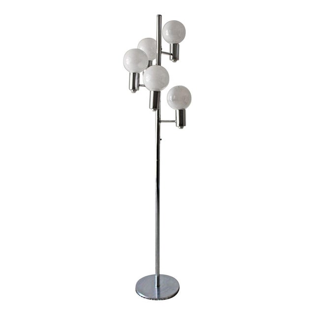MidCentury Modern Chrome Floor Lamp Chairish