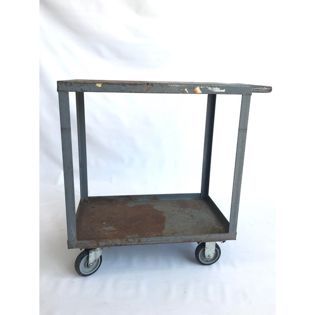 Vintage Industrial Utility Bar Cart Chairish