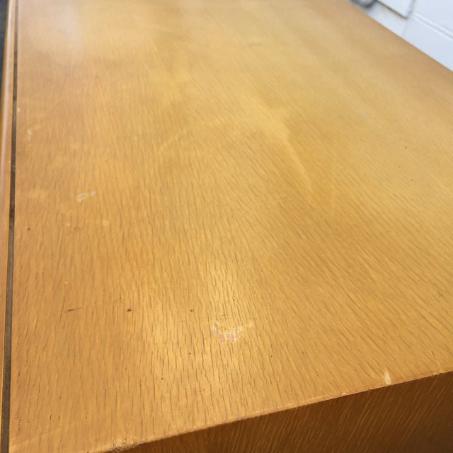 Mid-Century Modern Speakers Birch Wood Cabinets | Chairish