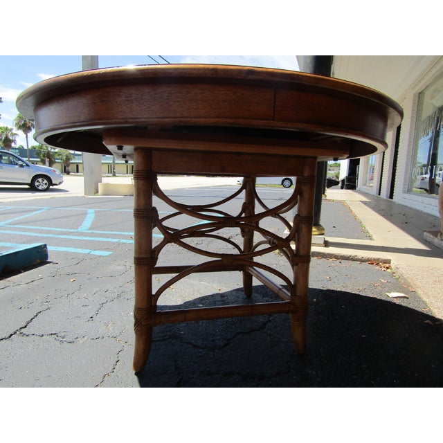 Tommy Bahama Coconut Grove Round Dining Table W/ Leaves Chairish