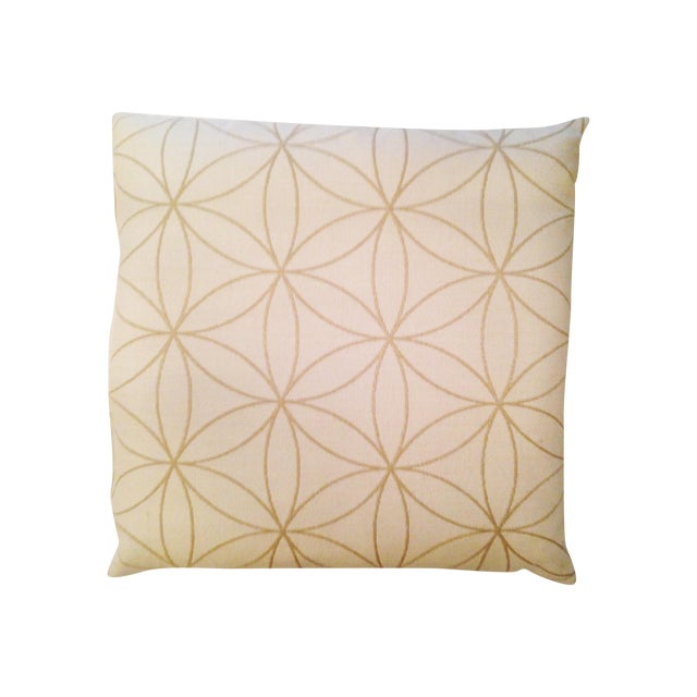 Ivory Modern Graphic Pillow Chairish