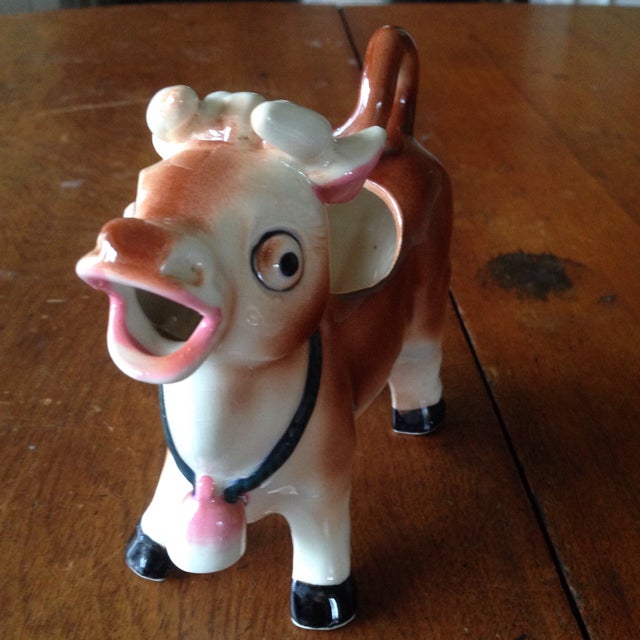 Vintage Mid Century Cow Creamer Chairish