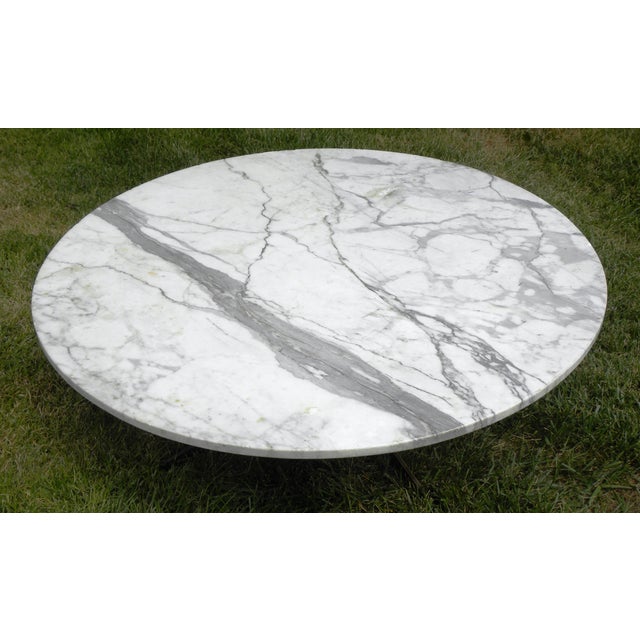 MidCentury Modern White Marble Coffee Table Chairish