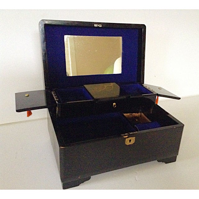 Large Japanese Jewelry/Music Box | Chairish