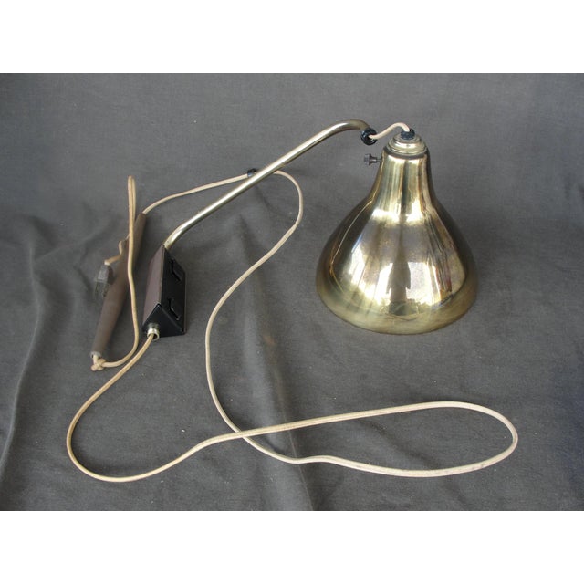 Brass Pull Down Lamp Light Fixture Chairish