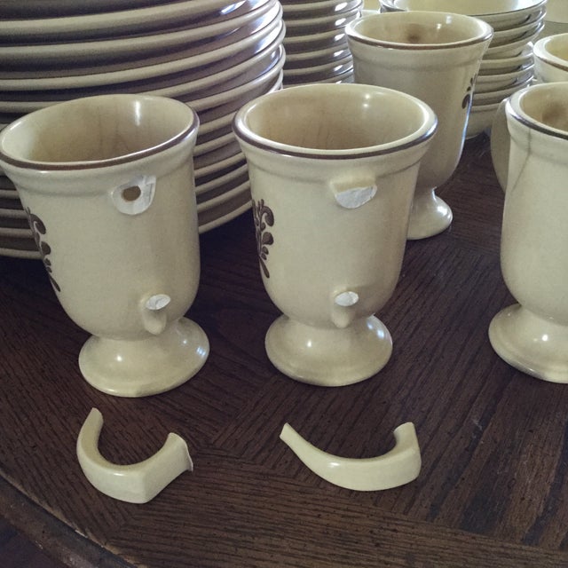 Pfaltzgraff Village Folk Art Dinnerware Set of 96 Chairish