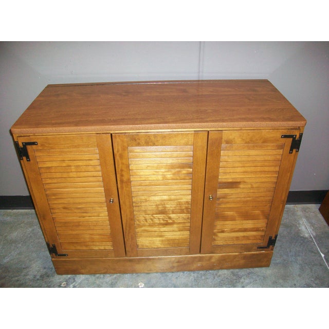 Vintage Maple Ethan Allen Media Chairish